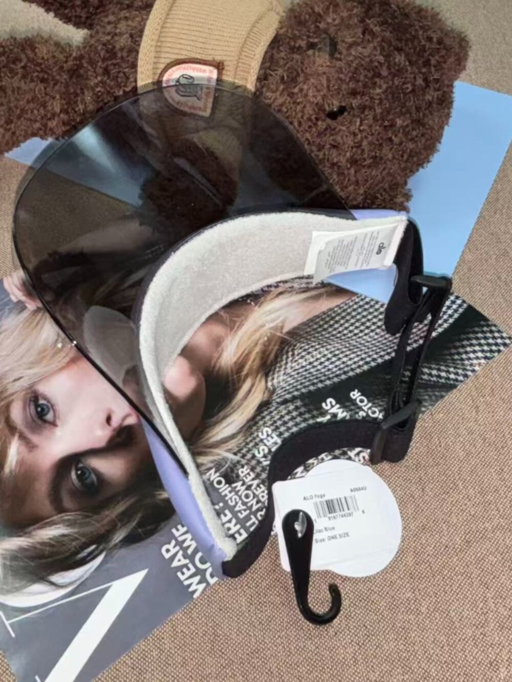 🎶Alo Airlift Light Purple-Blue 🔮 Tennis and Golf Cap - Picture 3 of 4